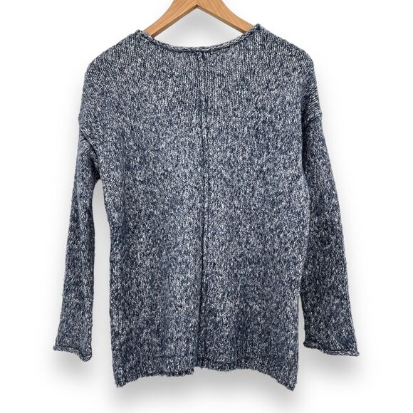 Pure Jill Blue Knit Pullover Cotton Blend Sweater Women's XS Petite - Picture 2 of 6